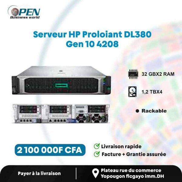 Serveur HP Proliant DL380 Gen10