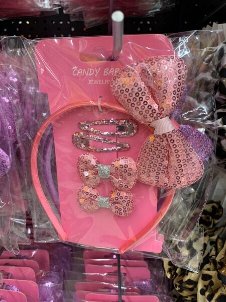 Lot 2 sets accessoires cheveux fille sequins