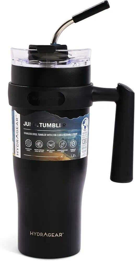 40 oz Stainless Steel 2-in-1 Tumbler
