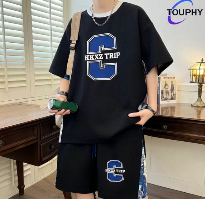 Ensemble décontracté noir homme