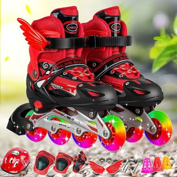 Patins à roulettes lumineux