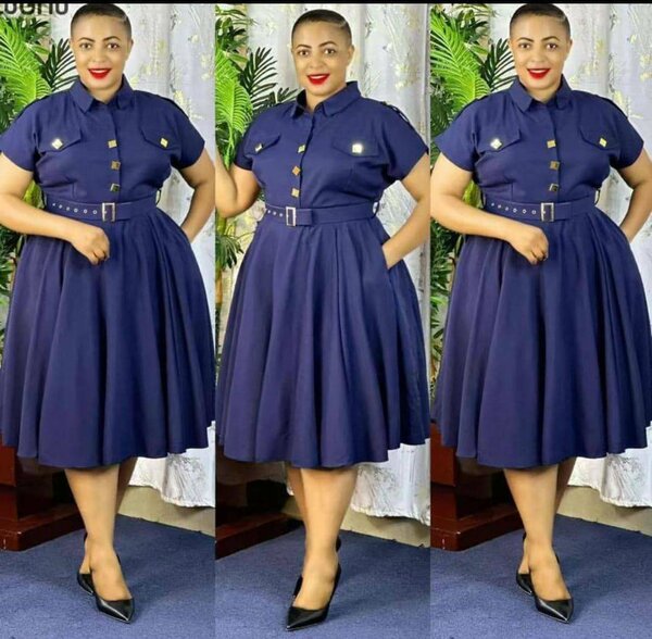 Robe vintage ceinturée