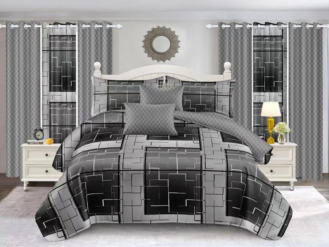 Bedsheets with Curtains