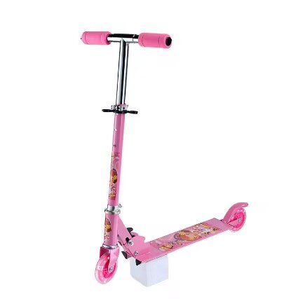 Trottinette rose enfant fille