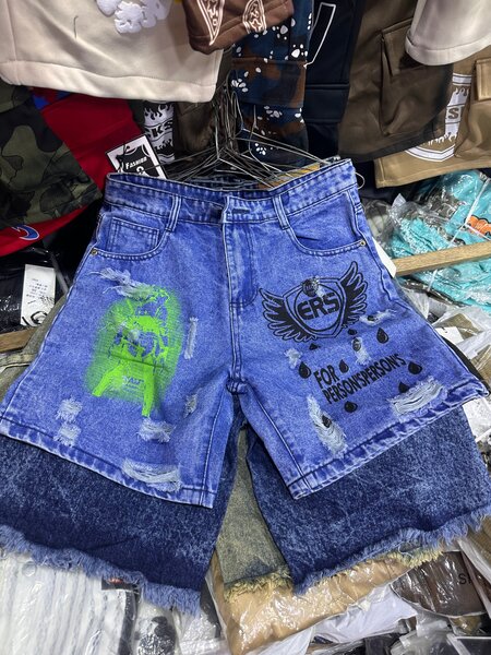 Shorts en jean décontractés