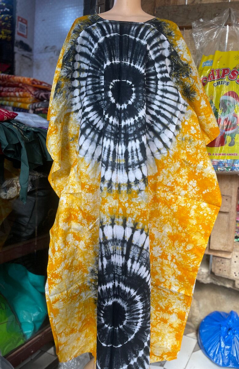 Robe longue batik bohème