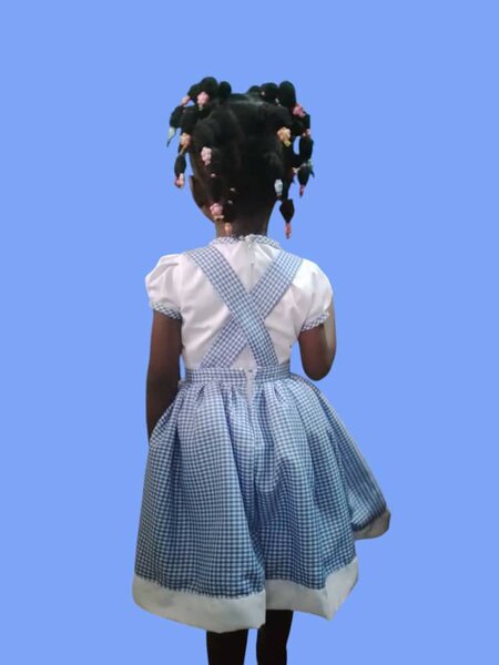 Robe Carreaux Bleus scolaire