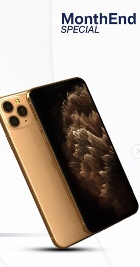 iPhone 11 pro max 256 gb gold