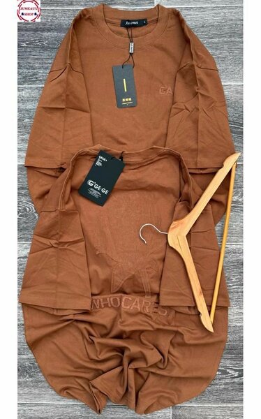 T-shirt unisexe marron