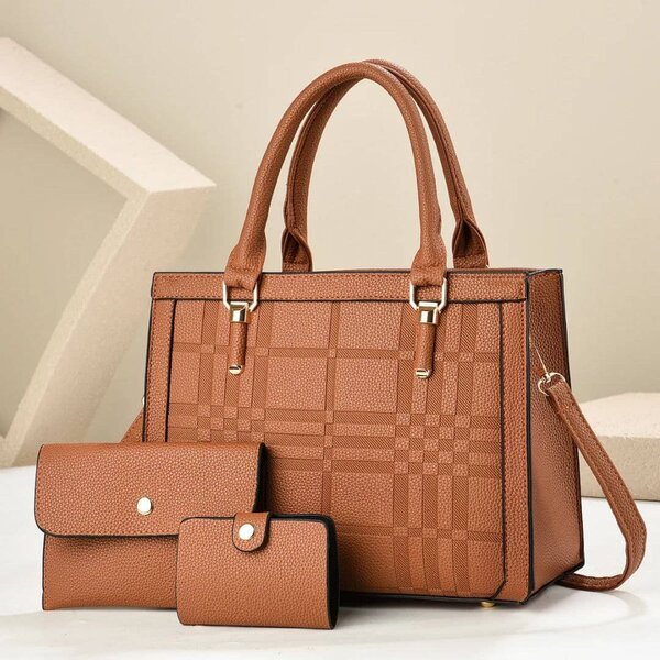 3-Piece Elegant Handbag Set