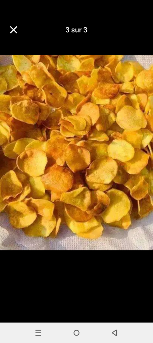 Chips de patate douce