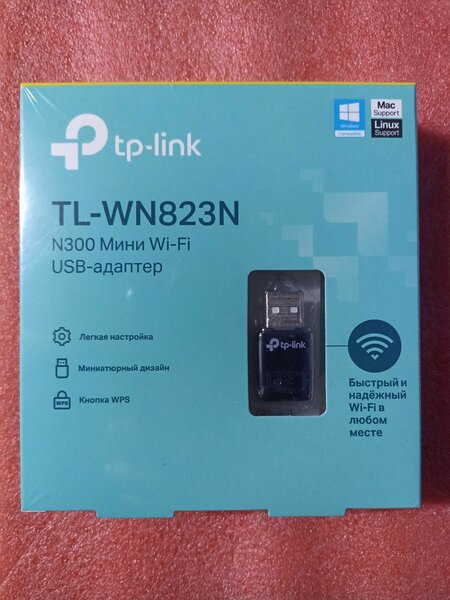 Usb WiFi адаптер Mini USB, TP-Link TL-WN823N 300Mbps