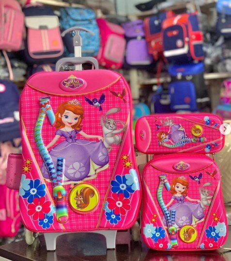 3-Piece School Set, Princess Sofia Print
