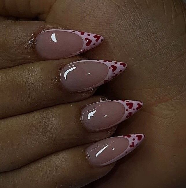 Nail Art Acrylique Coeur