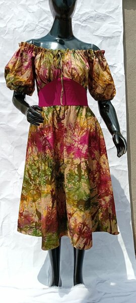 Robe Bohème Évasée Fleurie