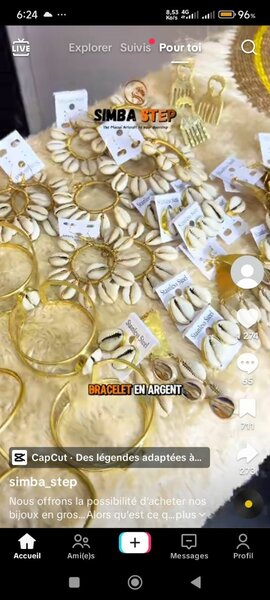 Bracelets et Boucles d'Oreilles Coquillages