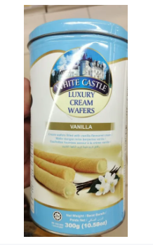 White Castle luxury cream wafers