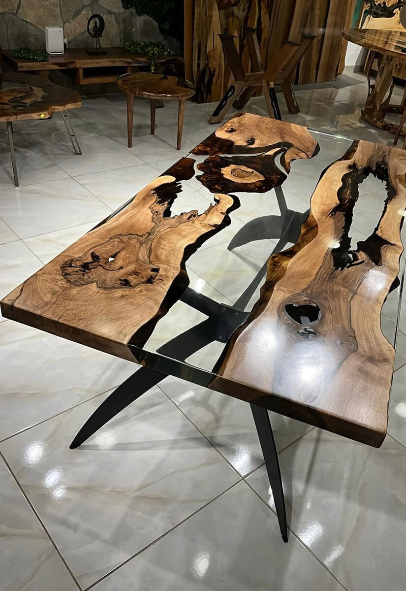 Table en bois massif design