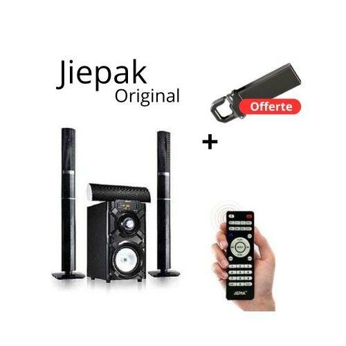 Jiepak Home Cinéma -C1 C2 - Chaîne HI-FI - 3.1Ch - Bluetooth - FM RADIO - Noir
