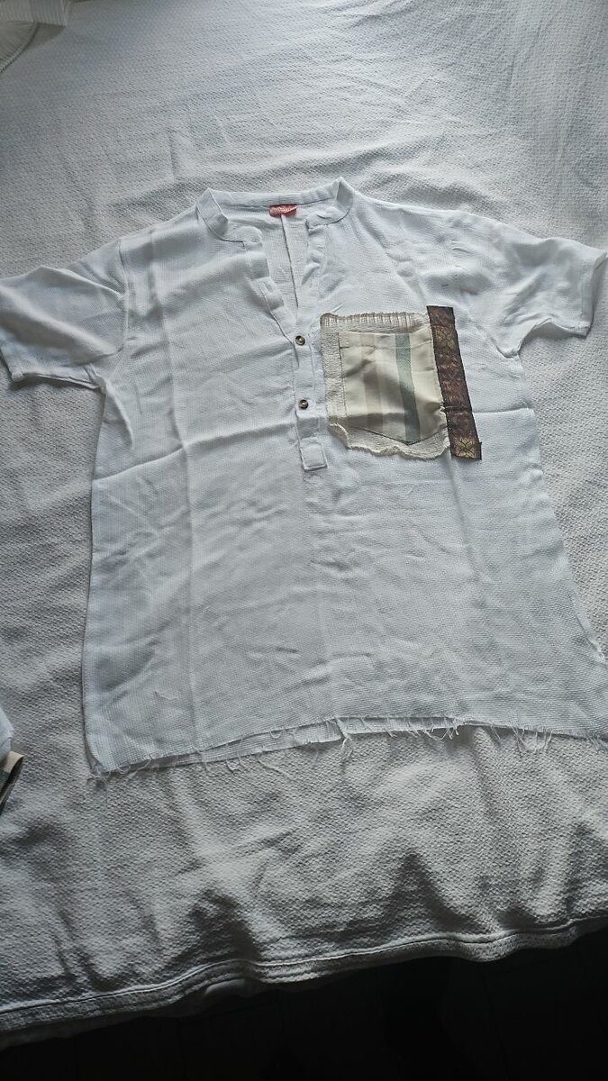 Shorts en lin rayés