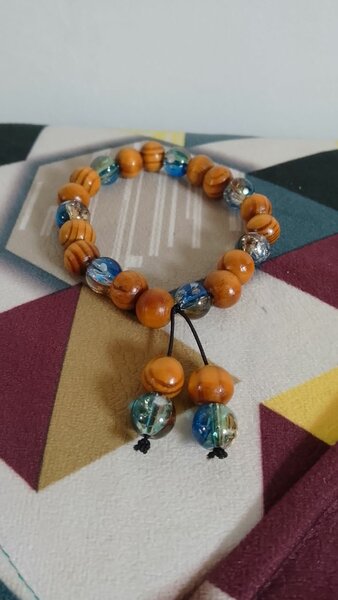 Bracelet perles colorées