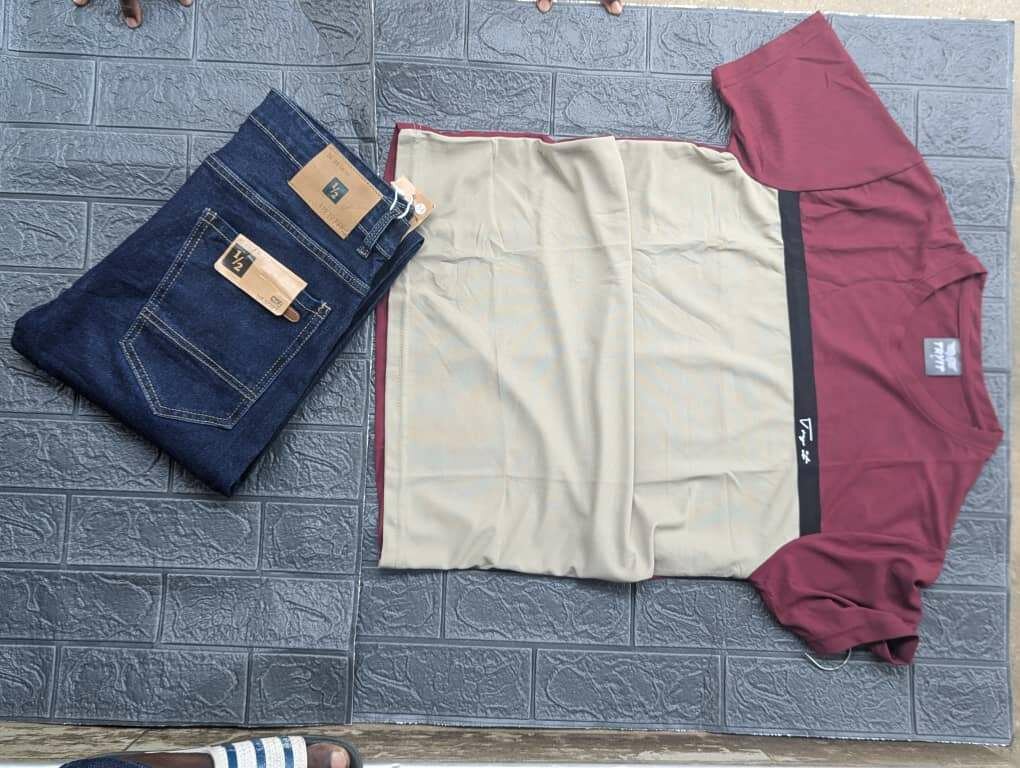 Combo tshirts and jeans available