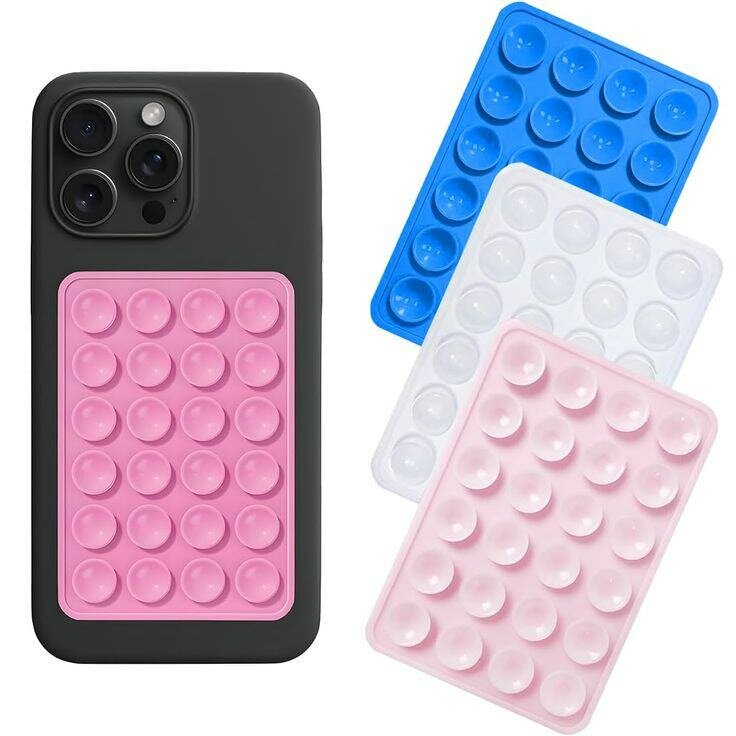 Support smartphone ventouse