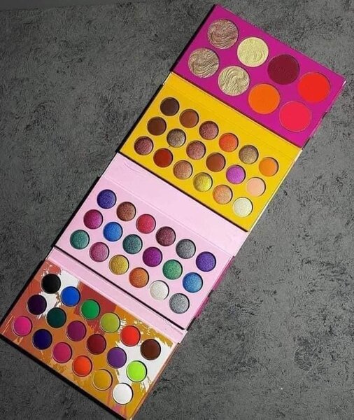 Palette de fards à paupières vibrantes