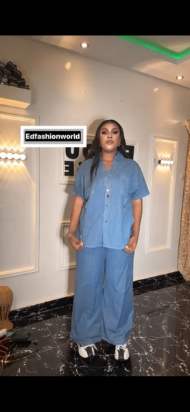Ensemble décontracté en denim