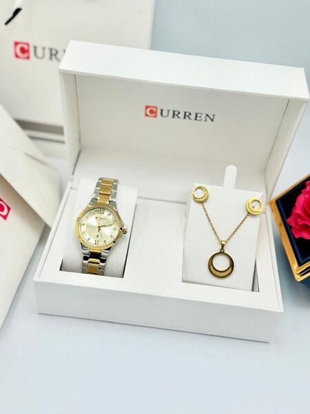 Ensemble Montre et Bijoux Élégant