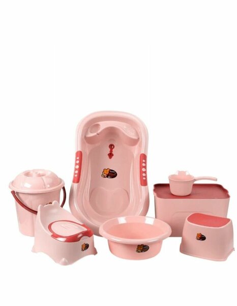 Baby Bathing Set Pink