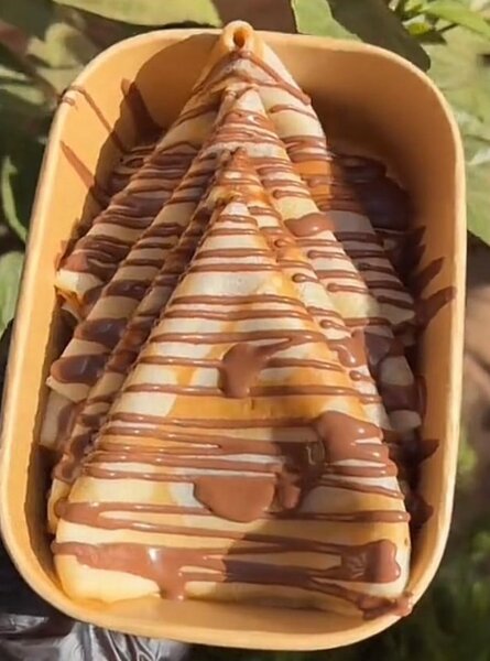 Crêpes roulées savoureuses