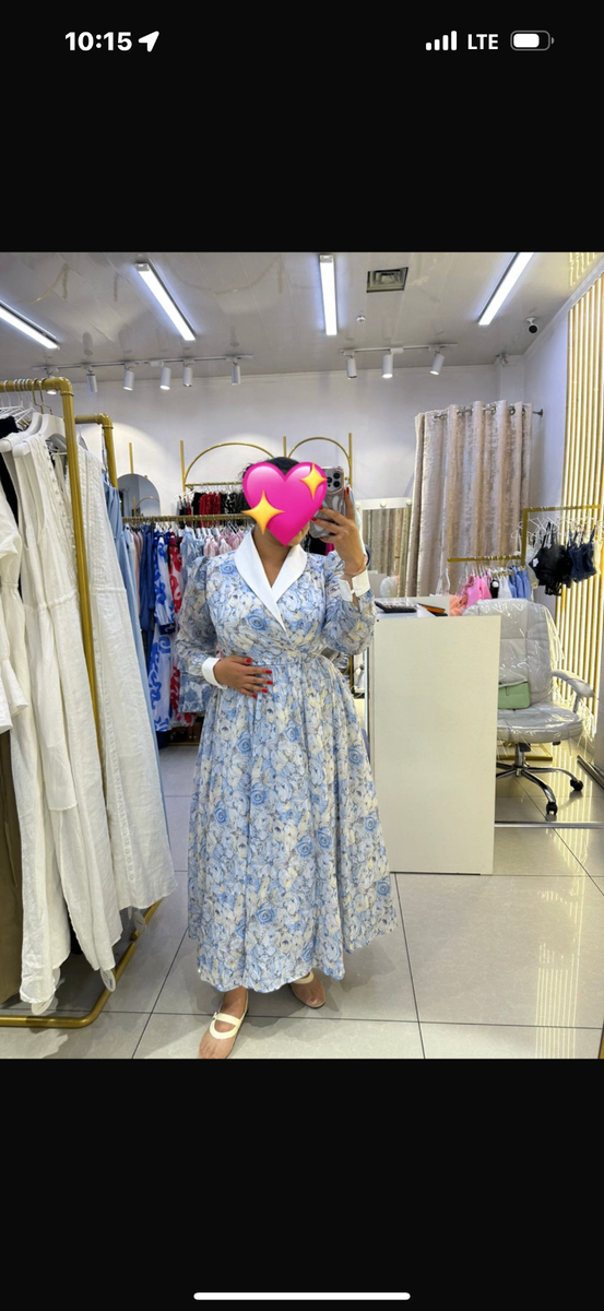 Платье-халат.