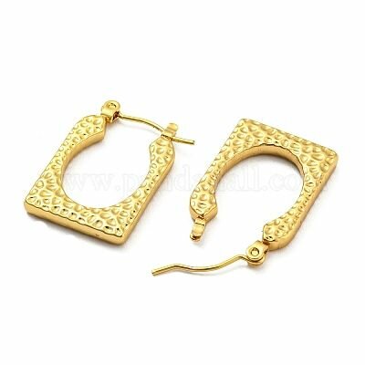 AntiTarnish Hammered Hoops