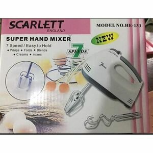 Mixeur à Main 7 Vitesses Scarlett