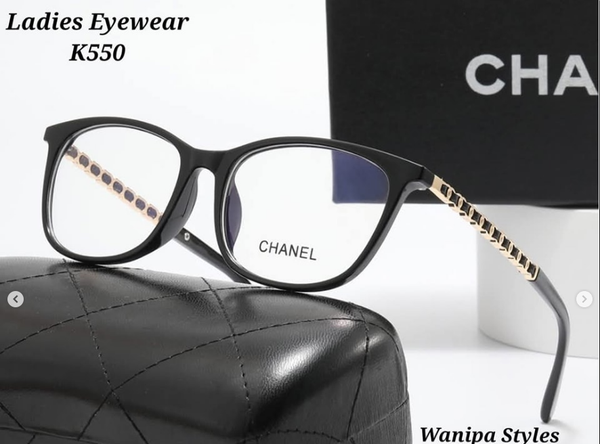 Black women's glasses Chanel