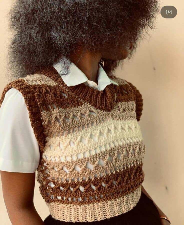 Cardigan au crochet
