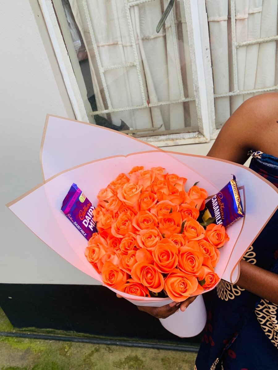 Bouquets,Donuts and teddy bear