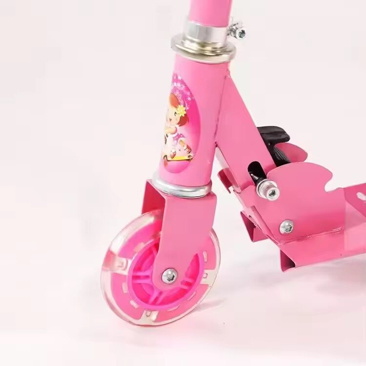 Trottinette rose enfant fille