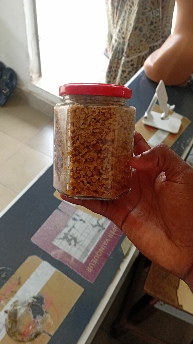 Mélange snack croquant en bocal