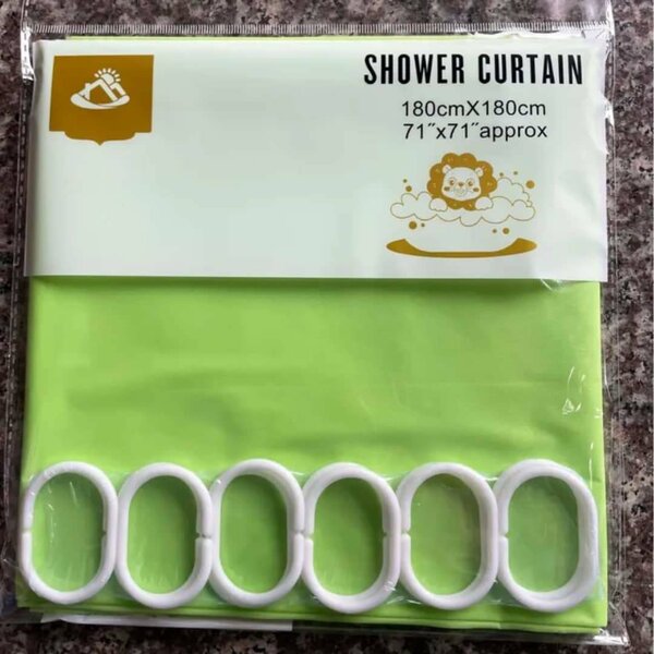 Rideau de Douche Imperméable 180x180cm