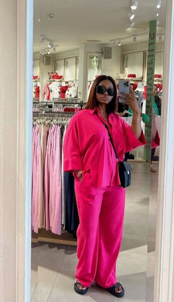 Ensemble rose décontracté