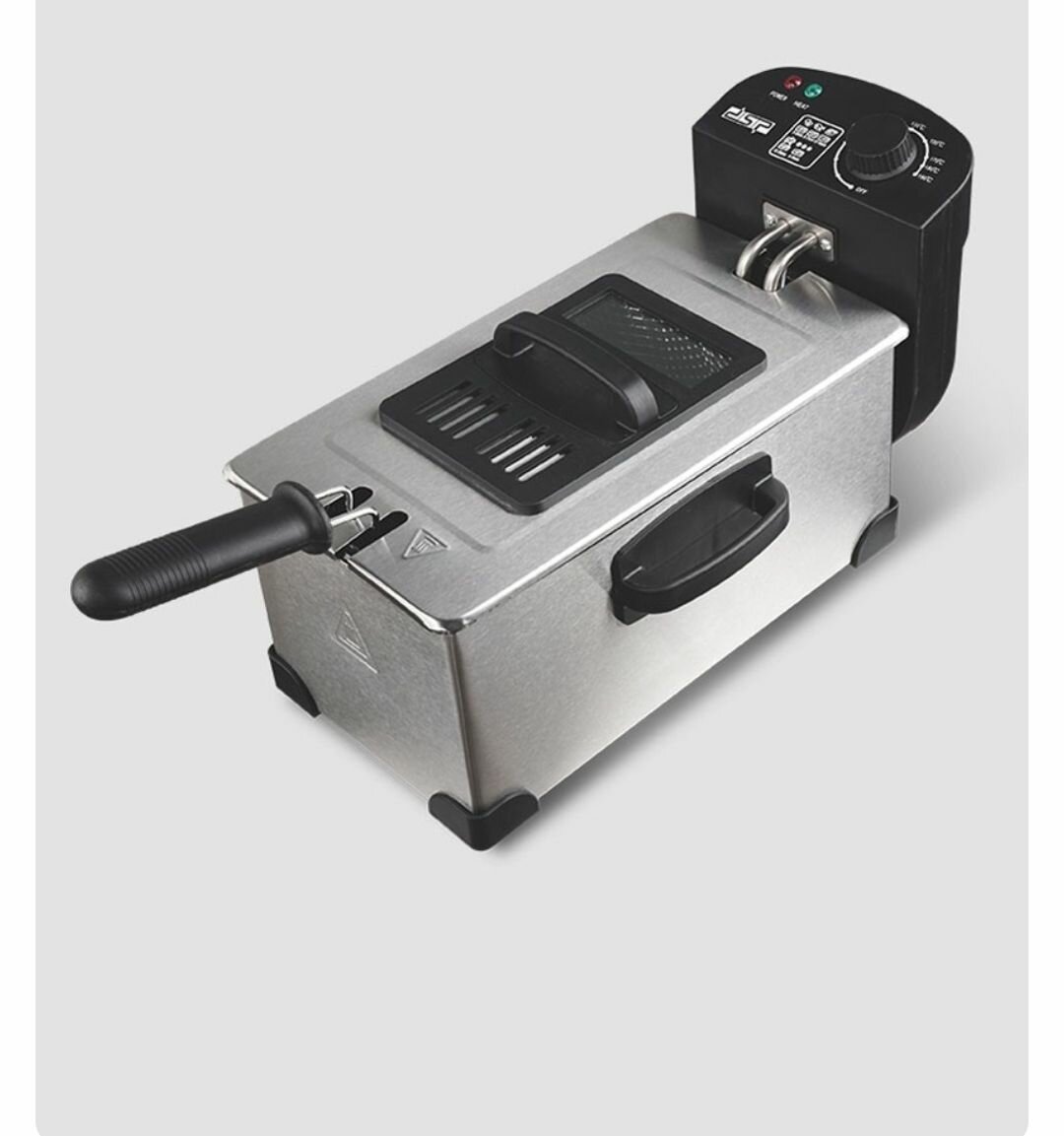 3L STAINLESS STEEL 130-190°C ADJUSTABLE HEAT DEEP FRYER KB20