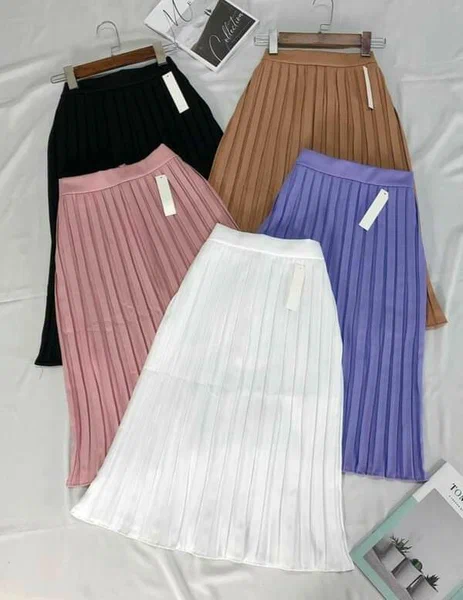 Jupe plissée élégante