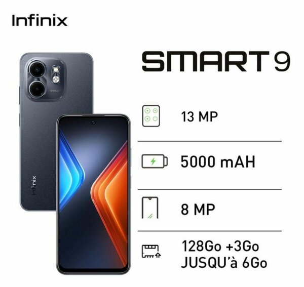 INFINIX SMART9  128+3