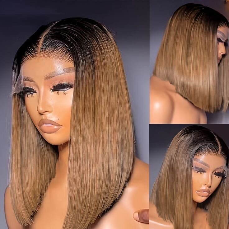 Perruque Bob Blond Ombre