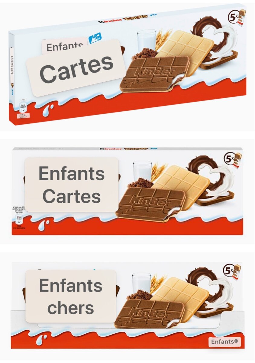 Kinder Cards Biscuits