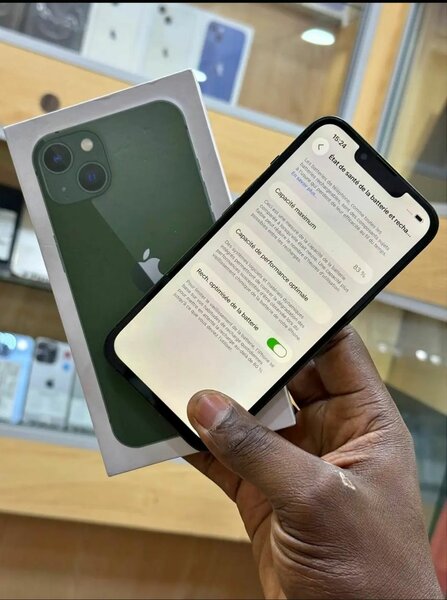 Smartphone Apple vert 256Go