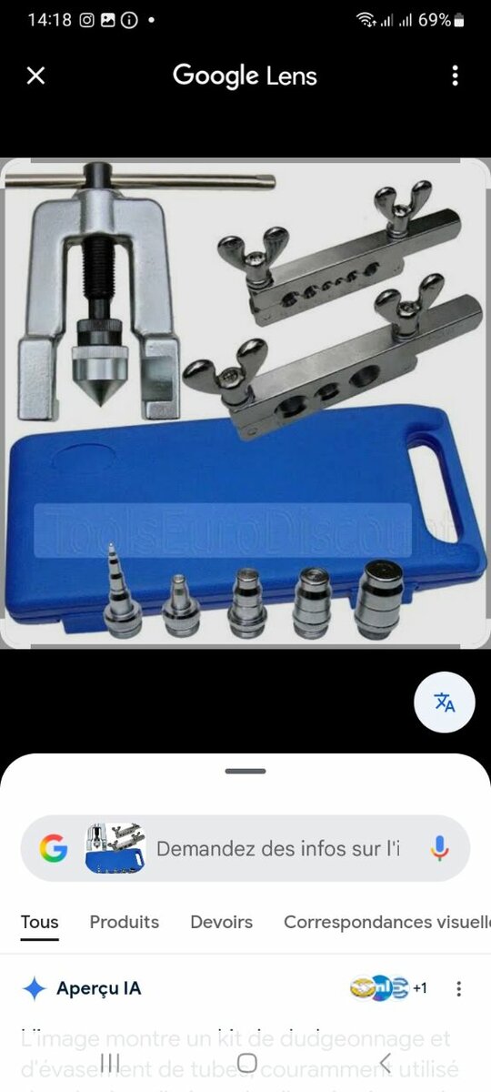 Outil de Raccordement Tube