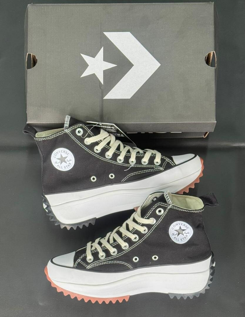 Baskets montantes plateforme noires